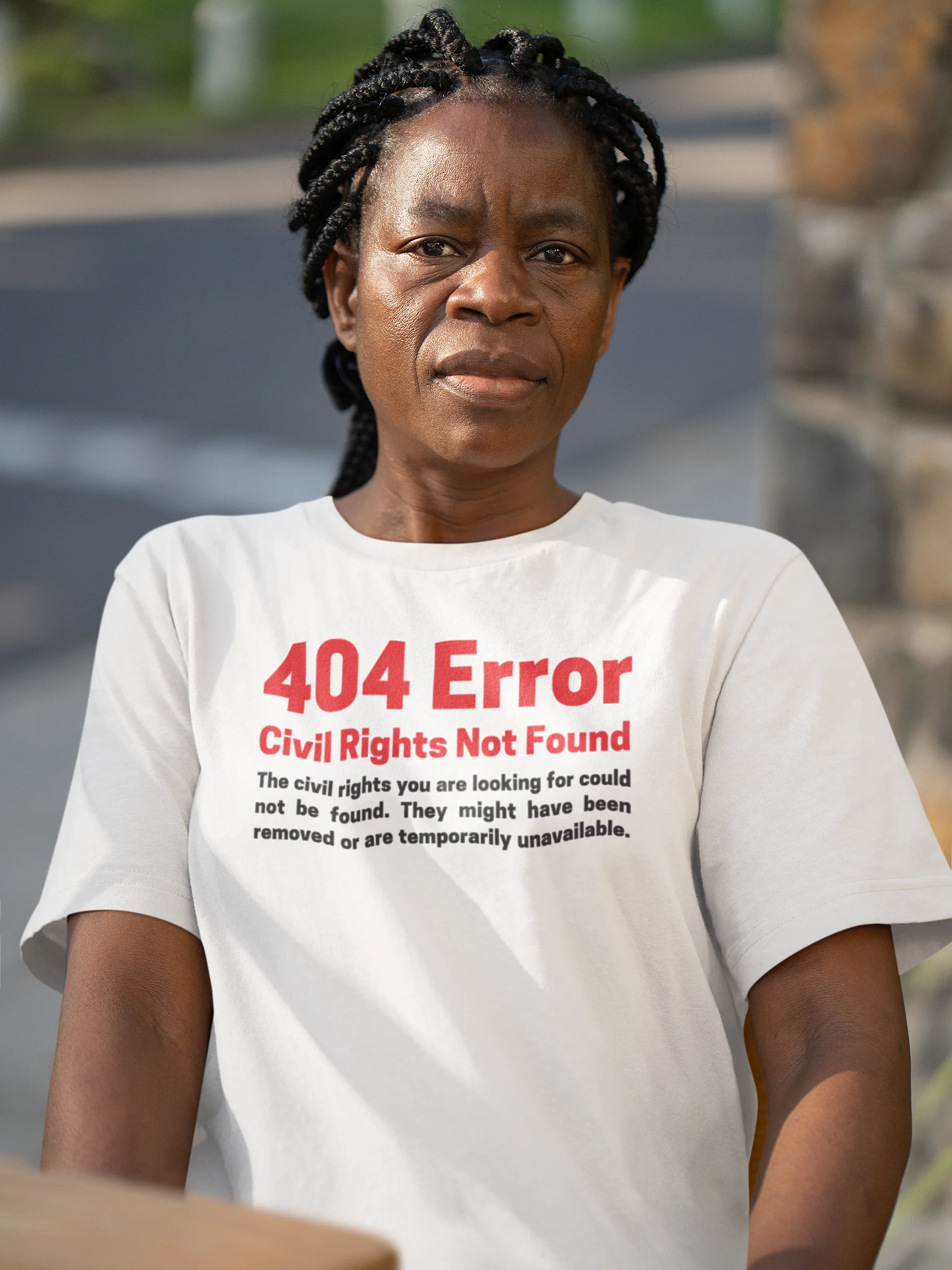 Civil Rights Not Found Organic Cotton Unisex T-Shirt product image (2)
