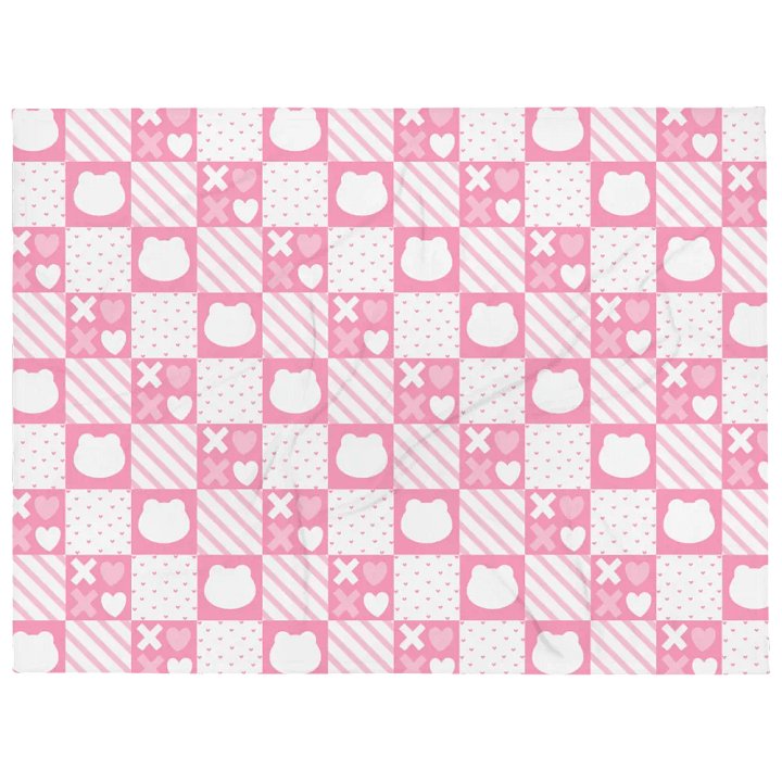 Valentine's Pink Throw Blanket product image (1)