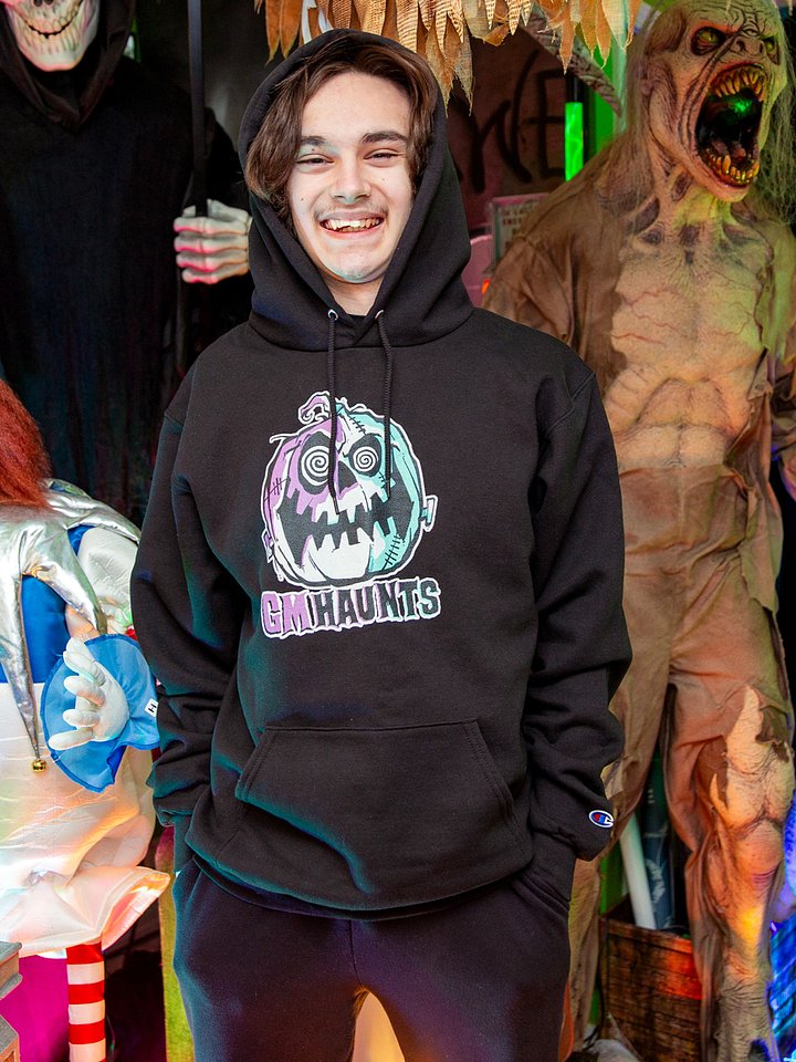 GMHaunts Mascot Champion Hoodie product image (1)