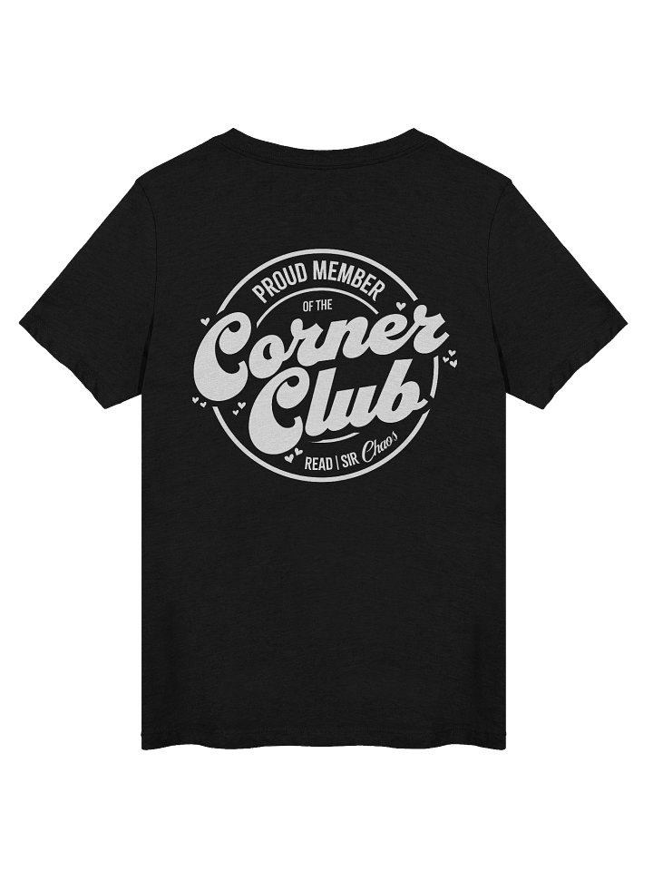 Corner Club V-Neck T-shirt (White) product image (2)