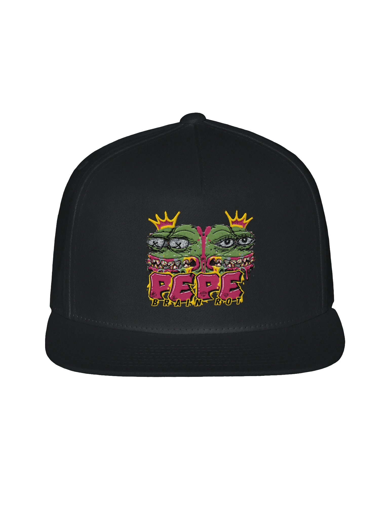 Pepe Brain Rot Snapback product image (1)