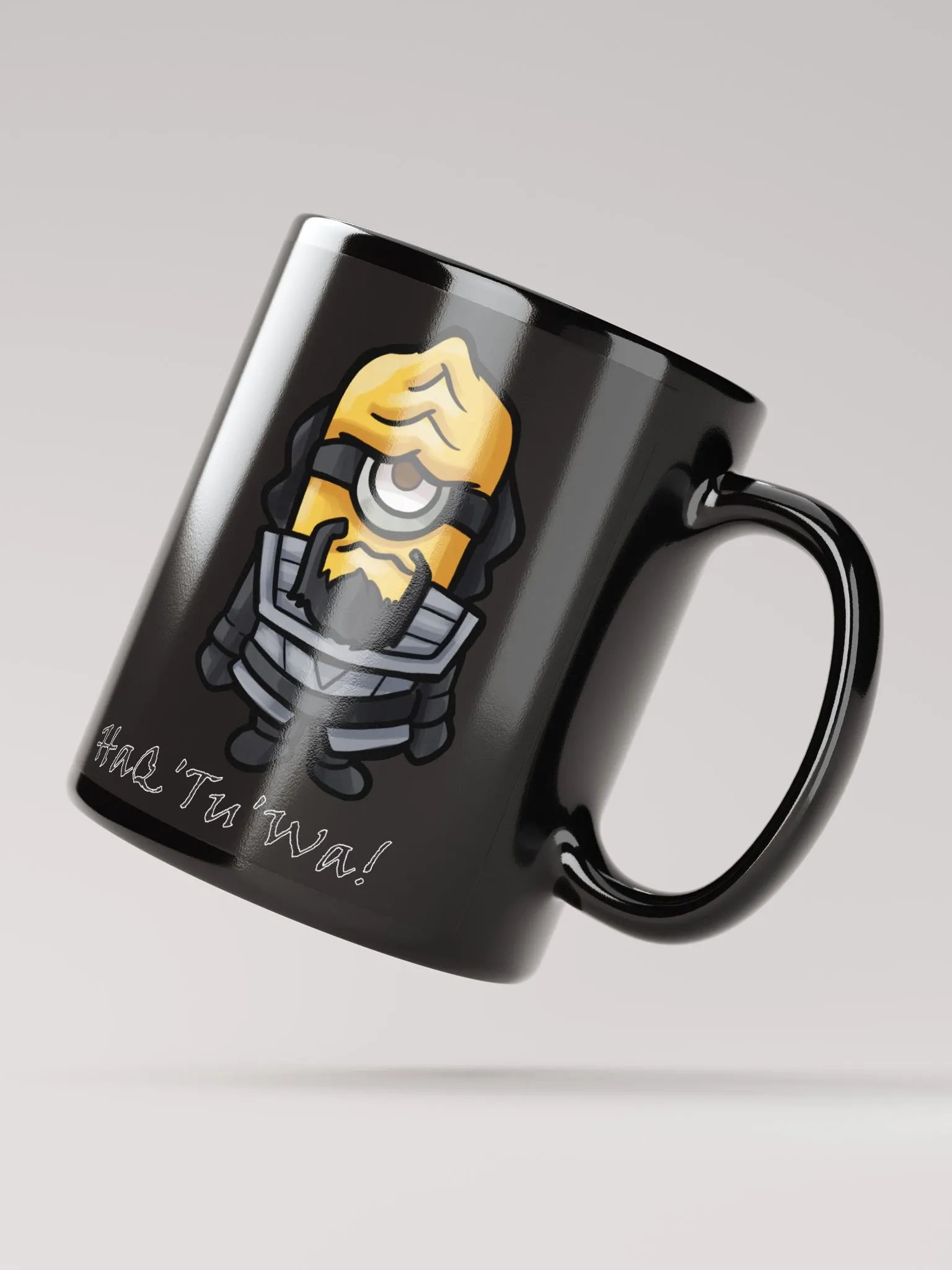HaQ'Tu'Wa! Black Glossy Mug product image (2)