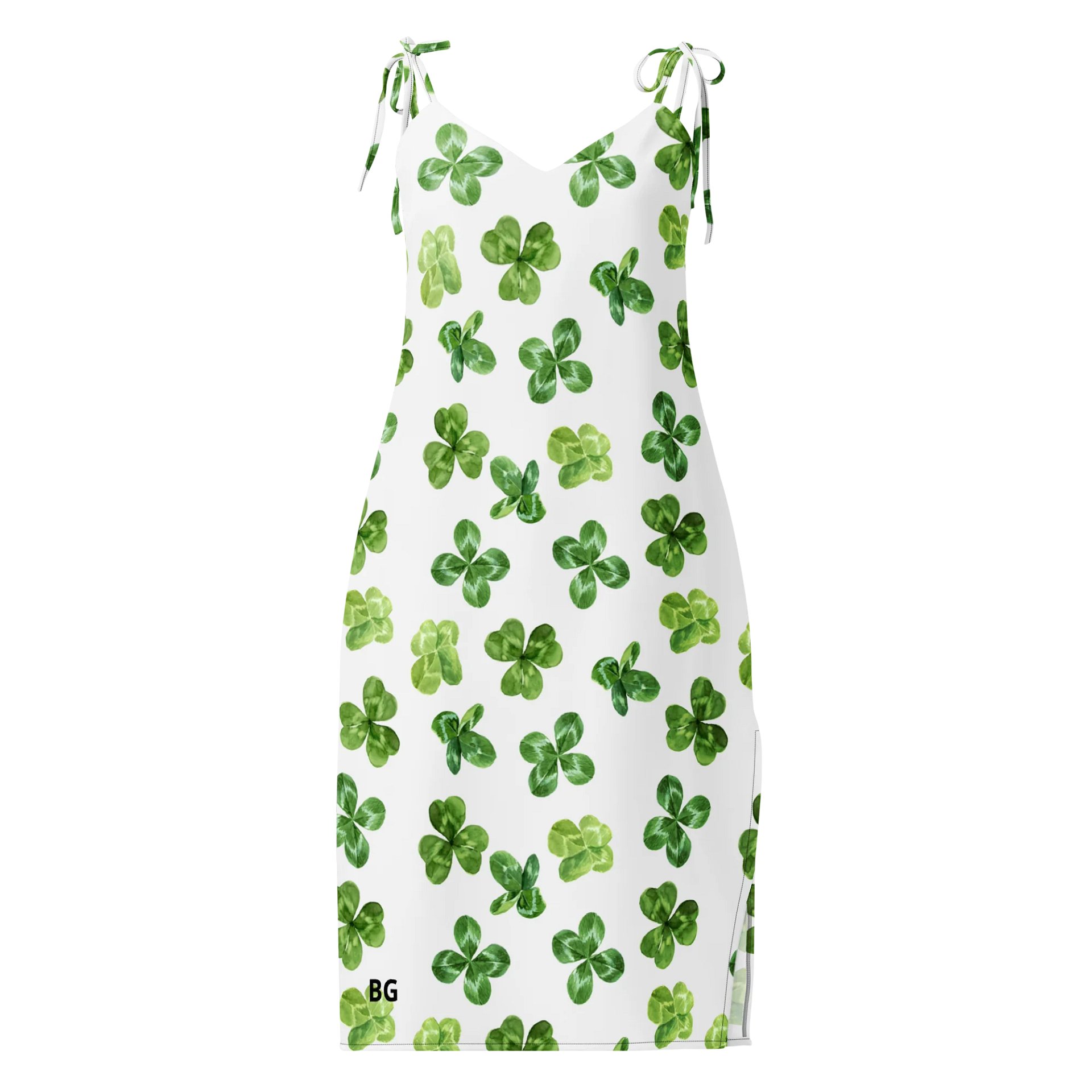 Barry Grady 'Lucky Clover' Chiffon Slip Dress product image (1)