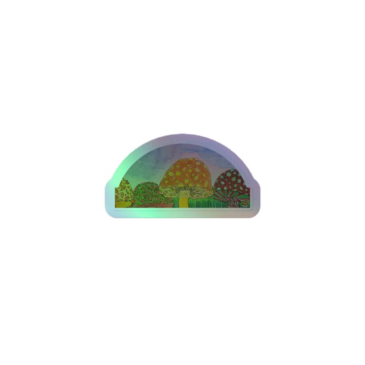 Whimsical wonderland Holographic Sticker Set product image (1)