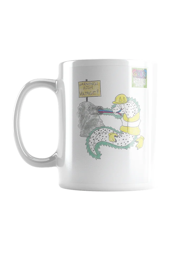 Electrician Eel Mug, Spotted Moray, Yellow Gear, 11 Ounces product image (1)