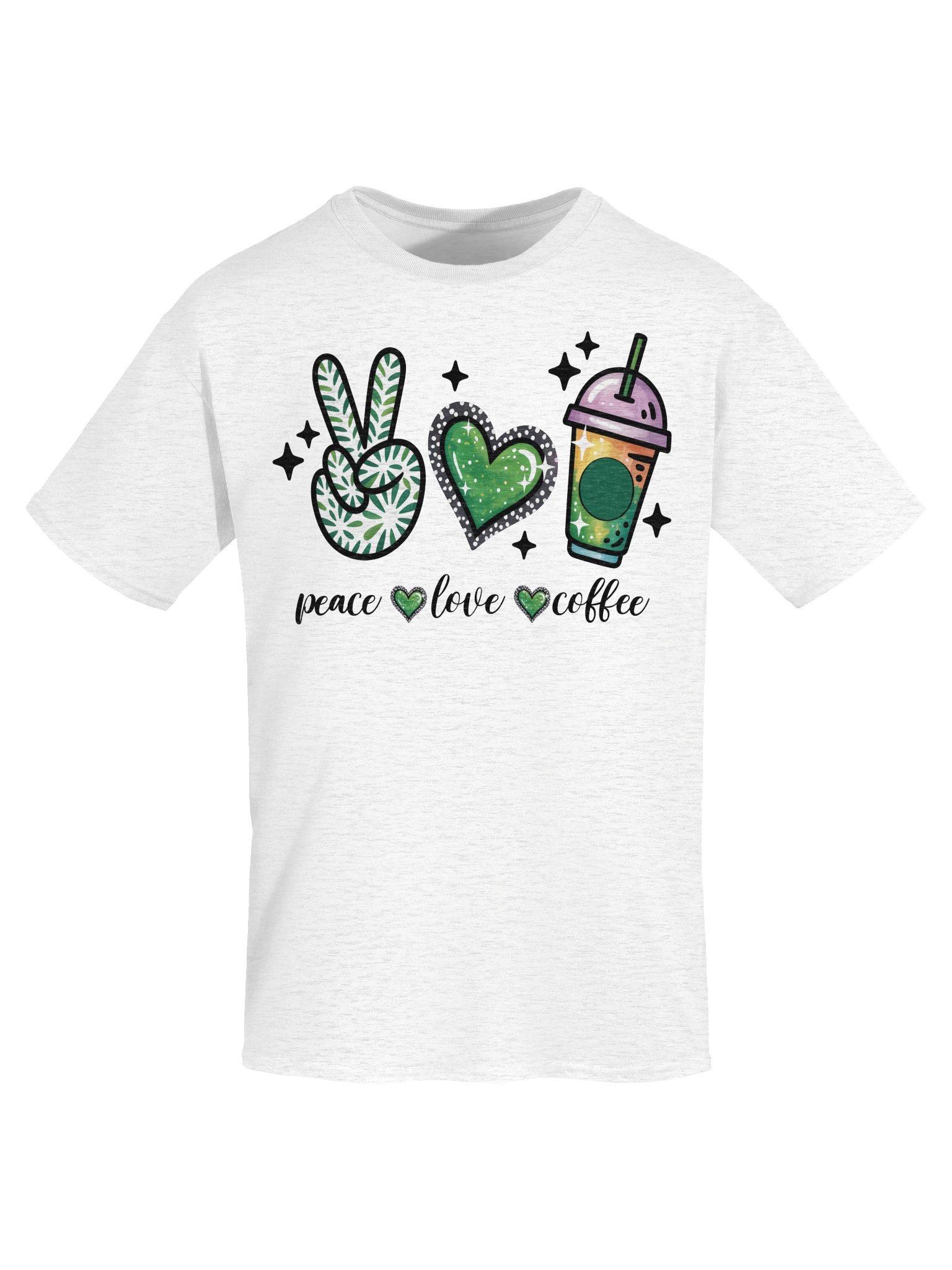 Peace Love Coffee T-Shirt product image (5)