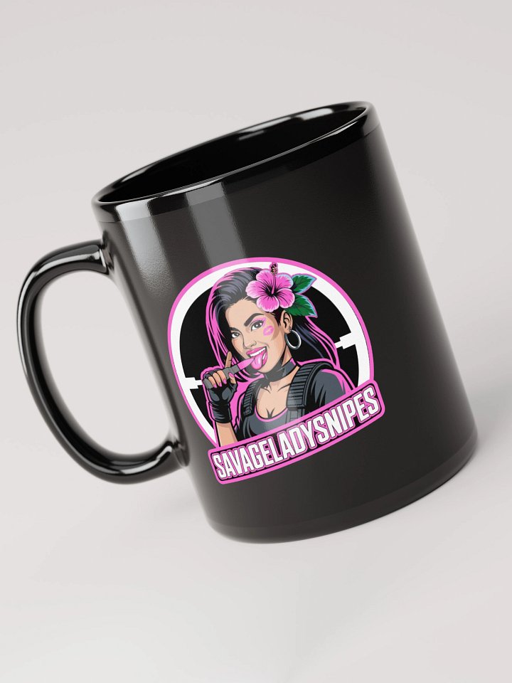Savage Lady Snipes Black Mug New product image (1)