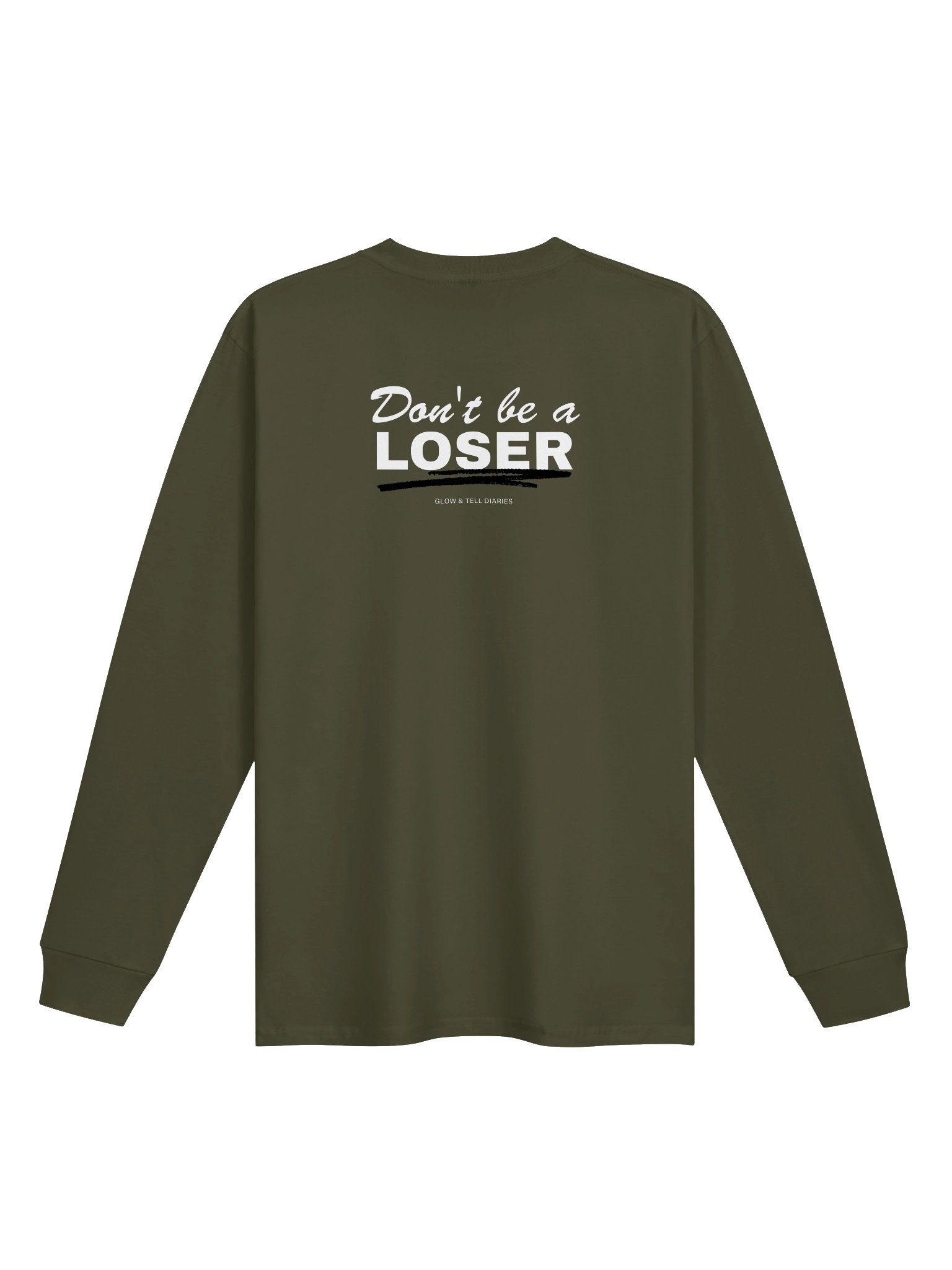 Unisex cotton Long sleeve (army green) product image (2)