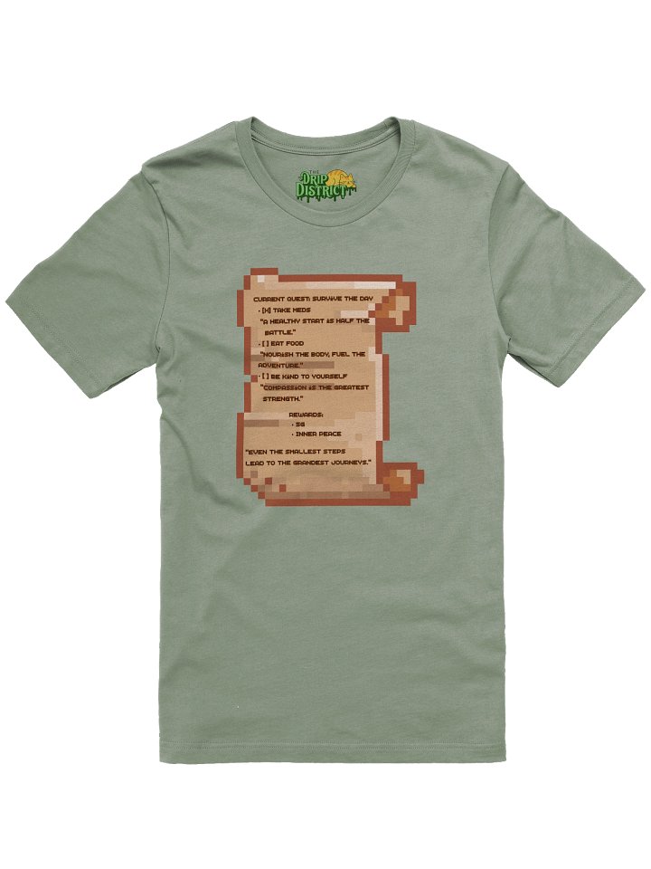 The Quest Log Tee | Level Up Your Day with Cozy Gamer Energy product image (2)