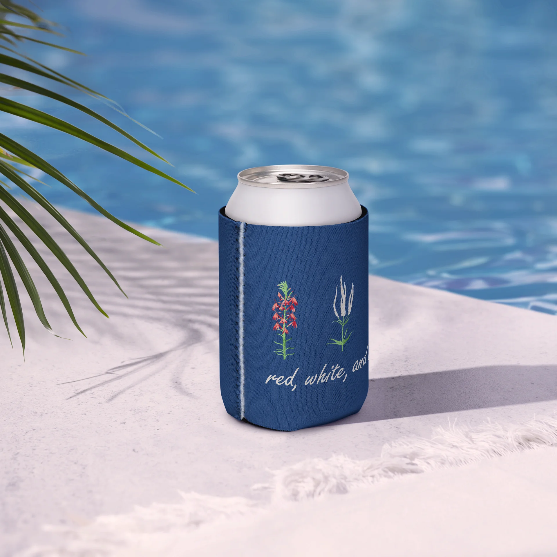 Red, White, and Bloom (Can Coozie) product image (6)
