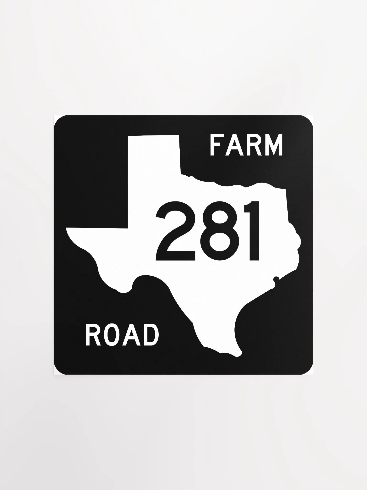 Texas Farm Road Sign FM 281 Poster product image (2)