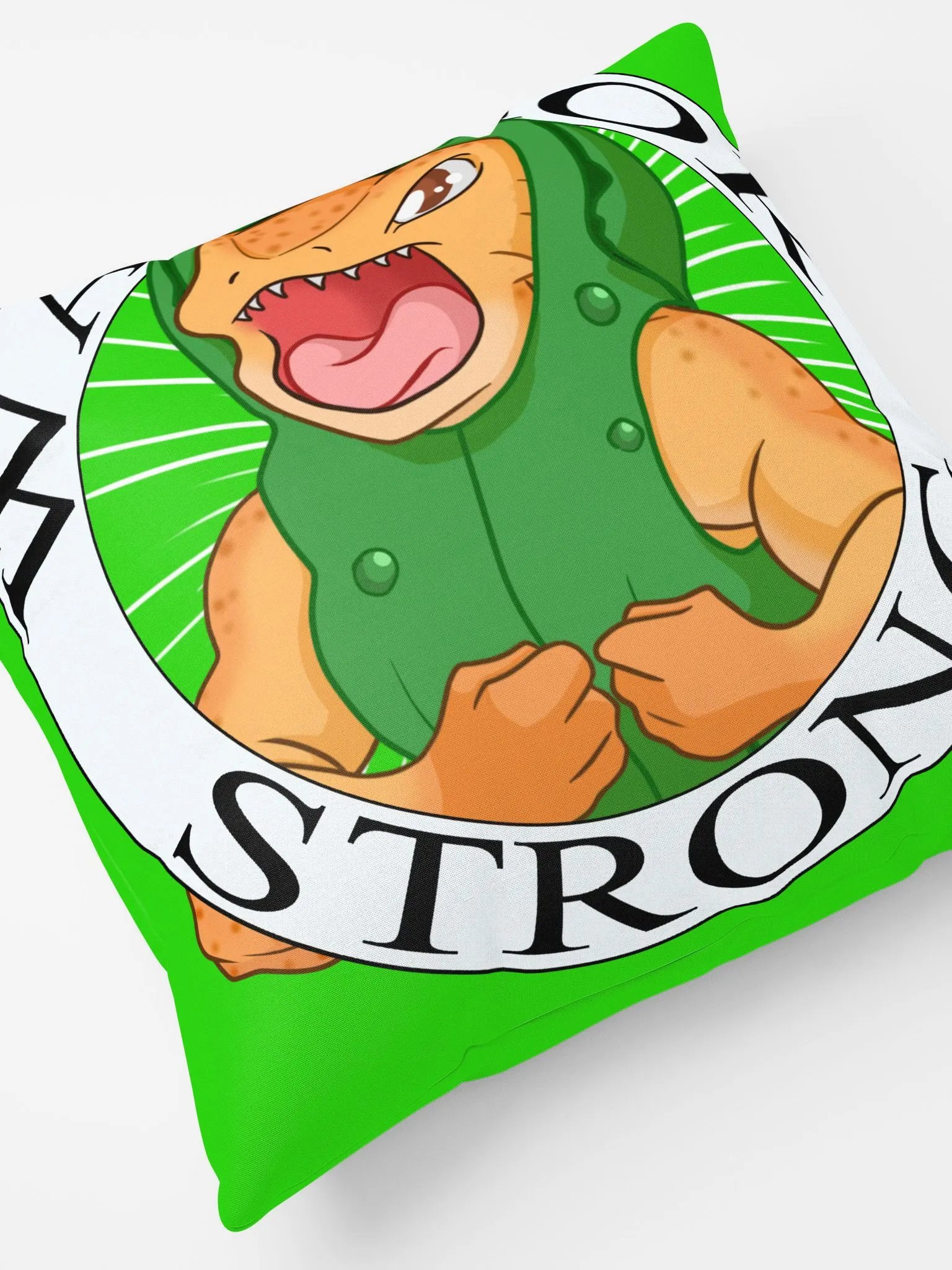 Buff Pickle Warrior Strong Pillow product image (5)