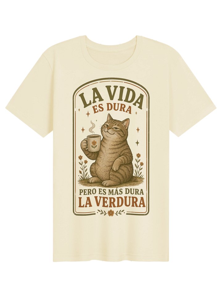 La Vida Dura Pero es Más Dura la Verdura Camiseta Unisex product image (2)