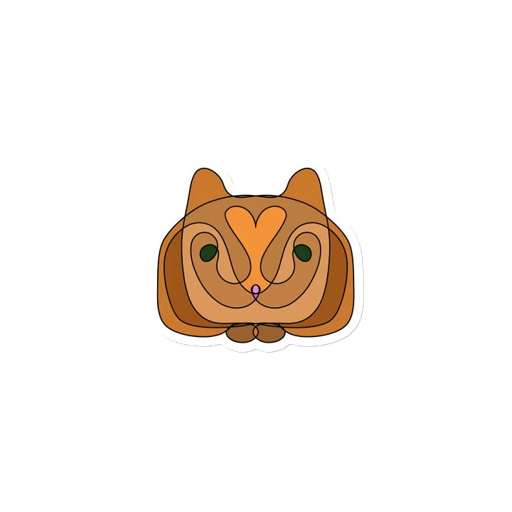 Symmetry Loaf Cat Magnet product image (1)