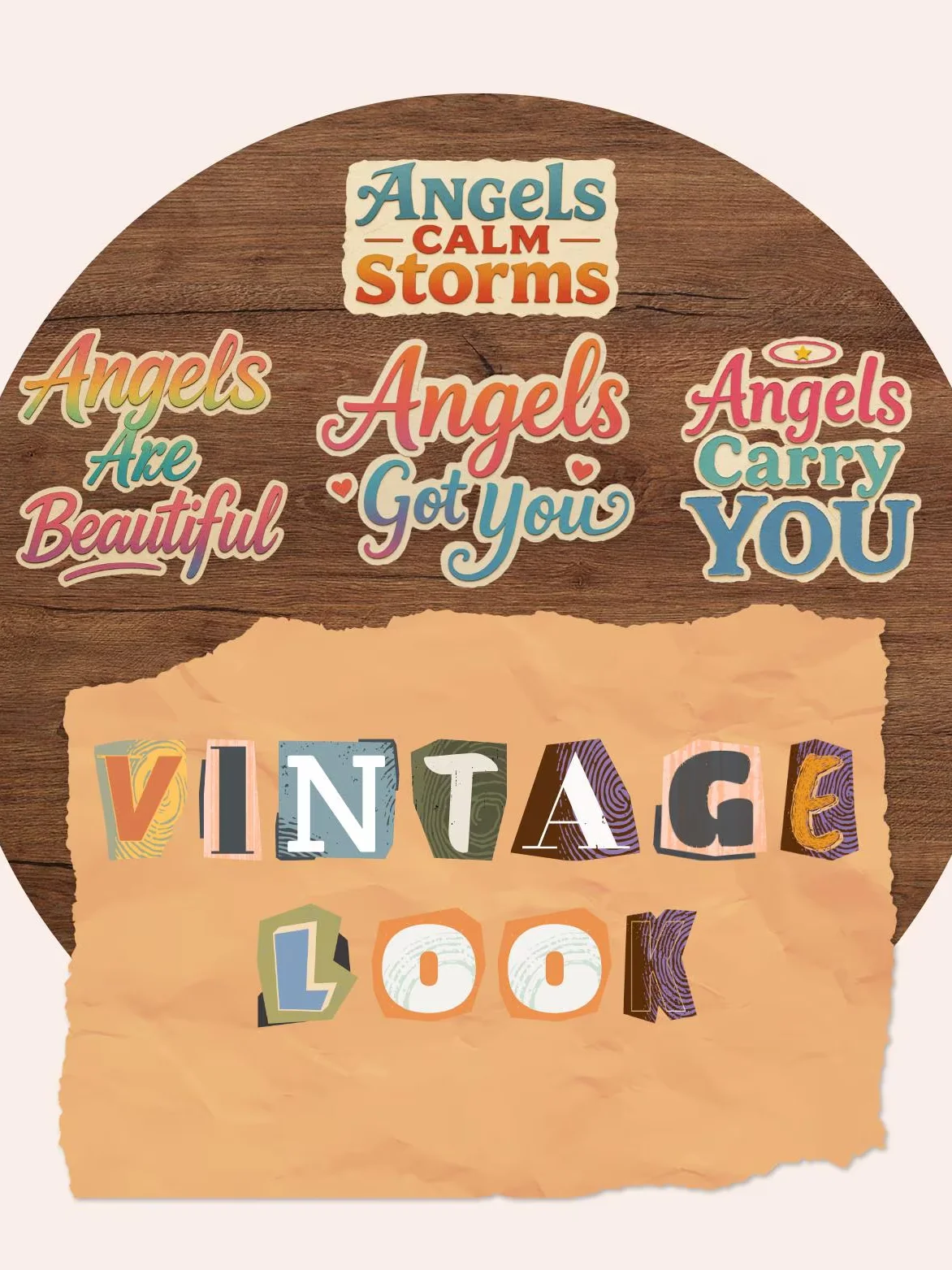 Christian Cutouts Vintage Angels product image (4)
