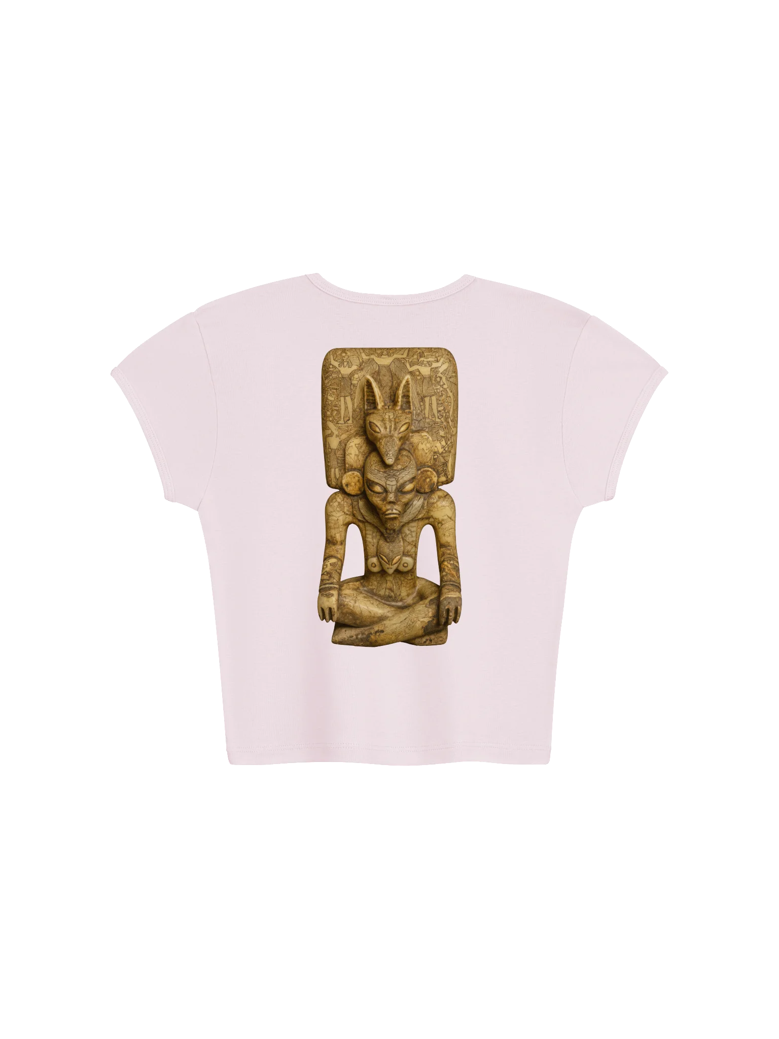 Female Anubis Authority Baby Pink Crop Top product image (2)