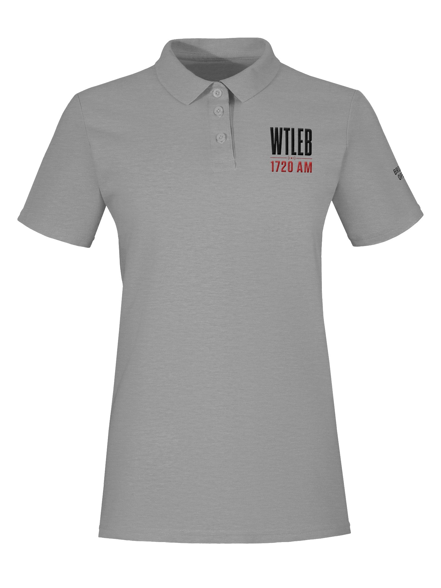 Women's WTLEB 1720 AM Official Station Polo - Black Logo - BROADCAST OPERATOR product image (5)