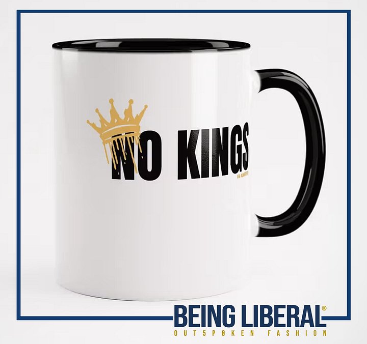 No Kings Royal Drip Crown Mug - Being Liberal product image (1)
