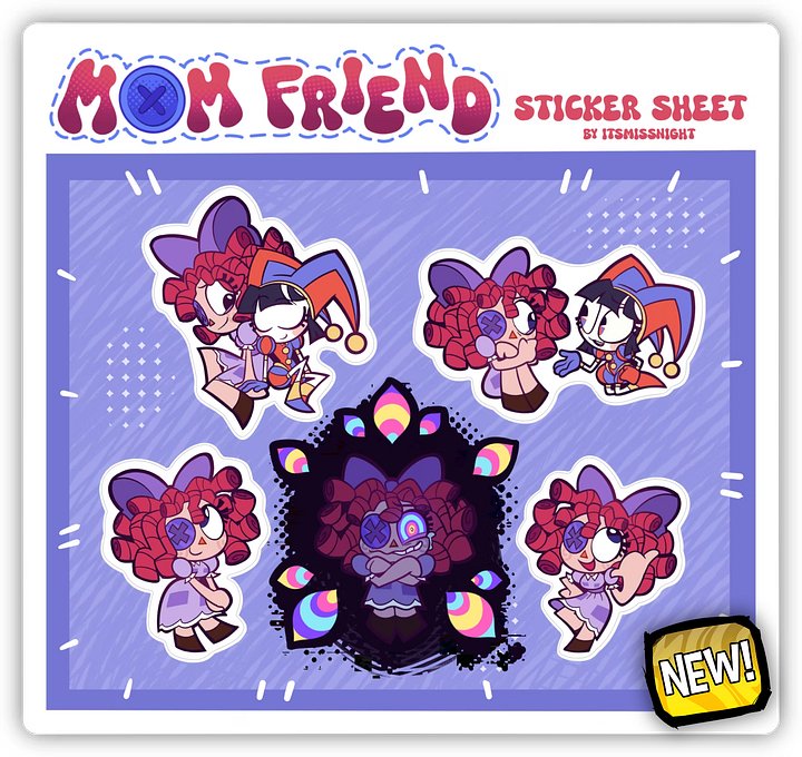 (Pre-order) Mom Friend Sticker Sheet product image (1)