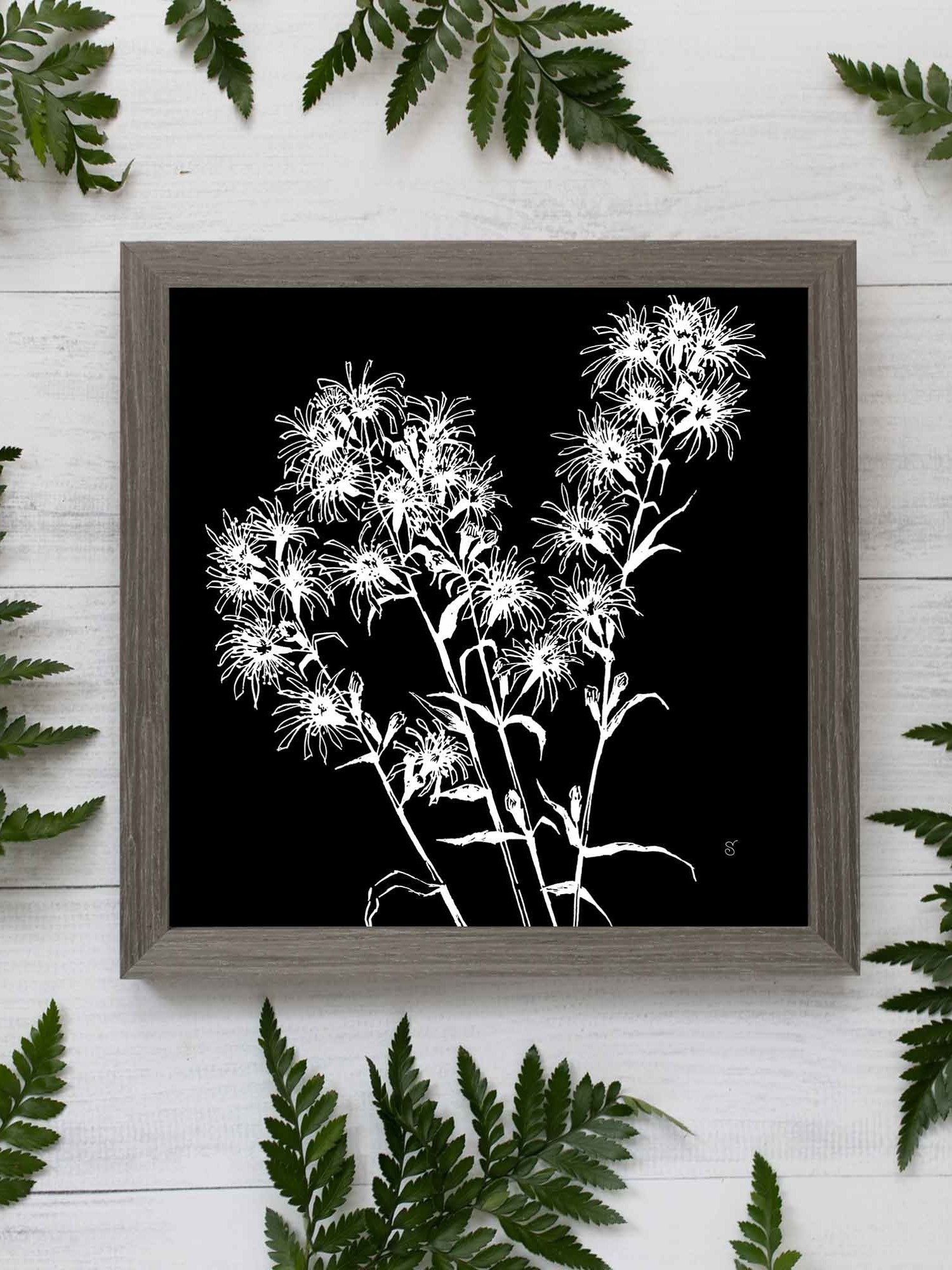 Botanical Bliss Canvas - Bouquet Flowers Dark product image (100)