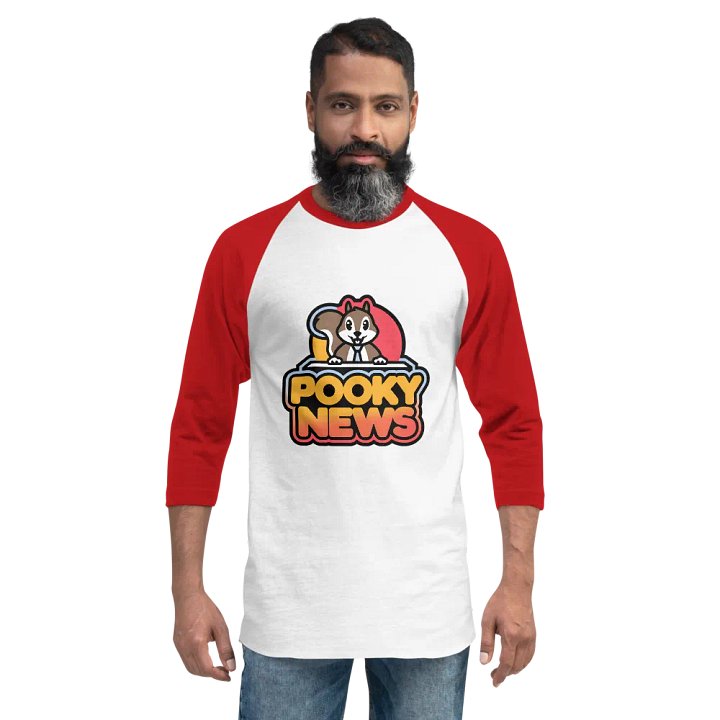 Pooky News ¾ Sleeve Raglan Tee product image (2)