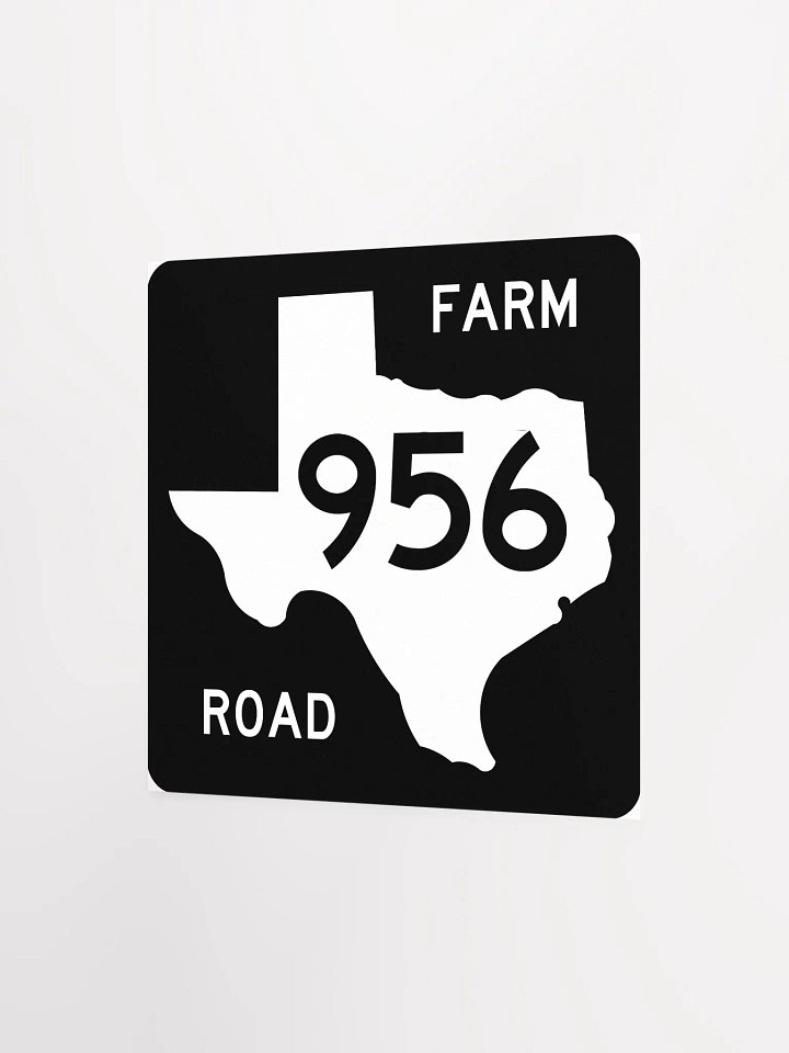 Texas Farm Road Sign FM 956 Poster product image (4)
