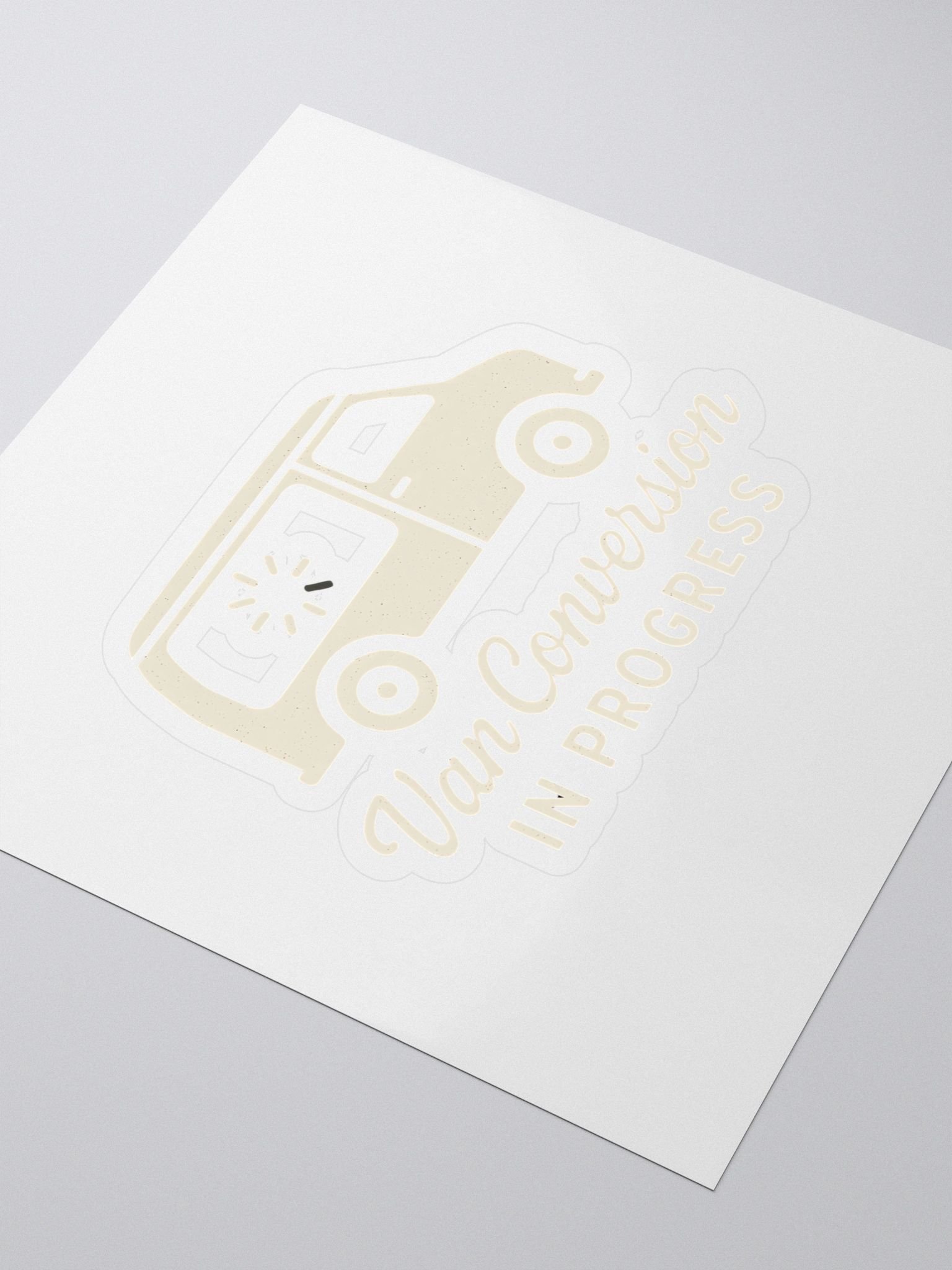 Van Conversion in Progress - Sticker product image (3)
