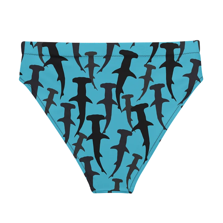 Hammerhead Sharks - Clear Ocean - Recycled Polyester - High Waisted Bikini Bottom product image (2)