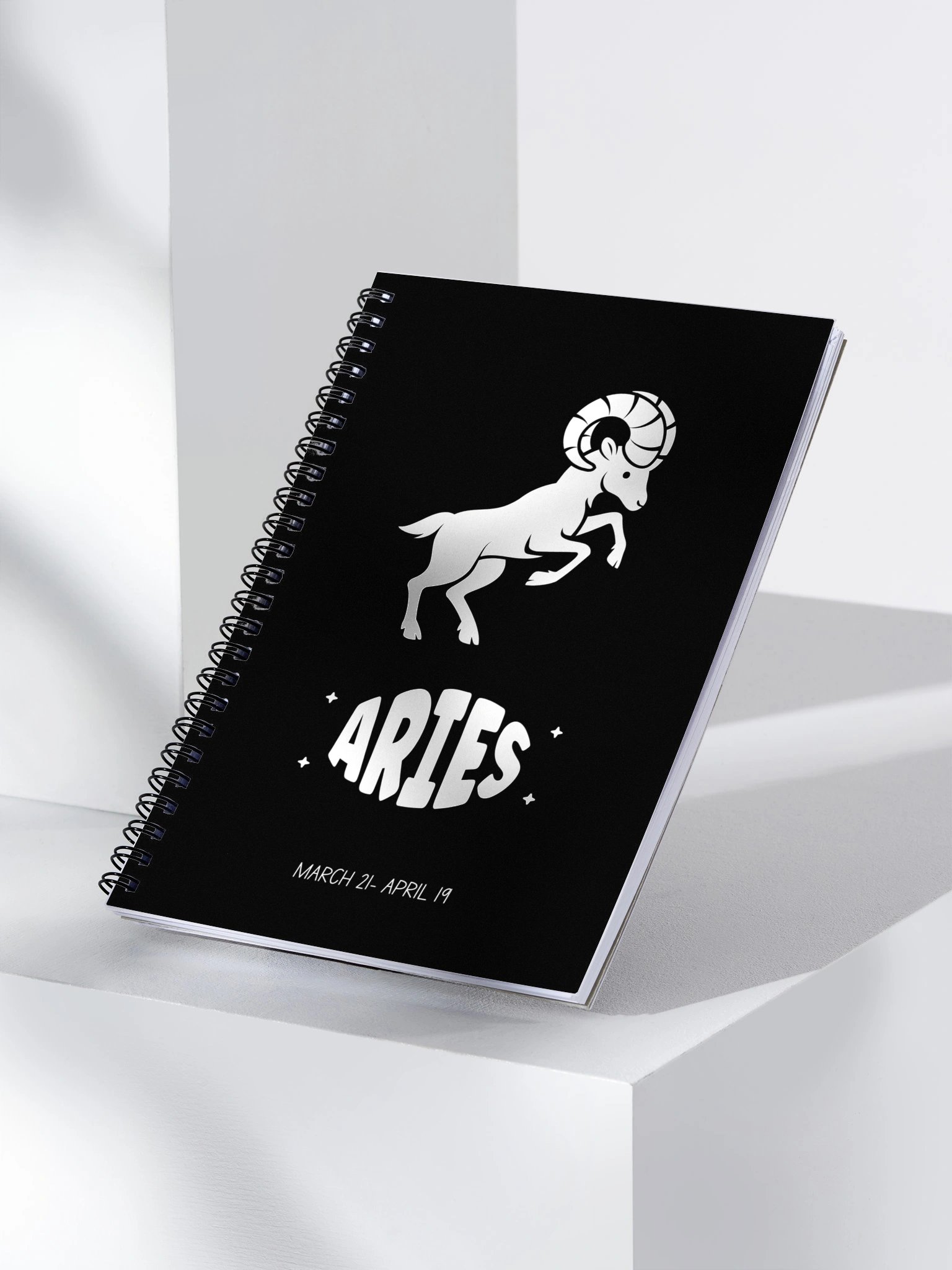 Aries Zodiac Notebook – Astrology Ram Design | Mystical Celestial Journal for Aries product image (3)