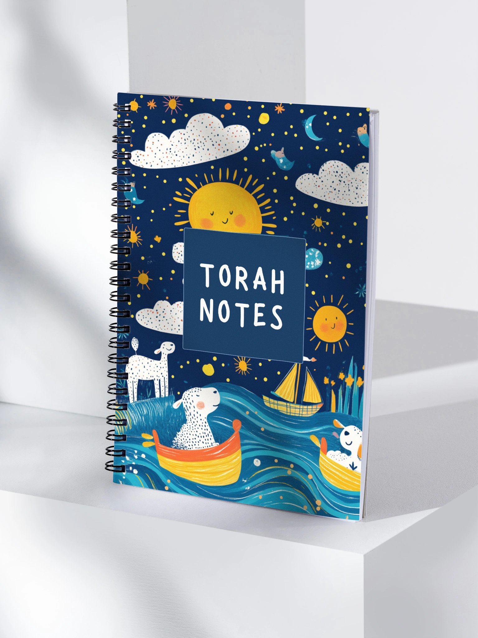 Celestial Torah Notes Spiral Notebook product image (4)