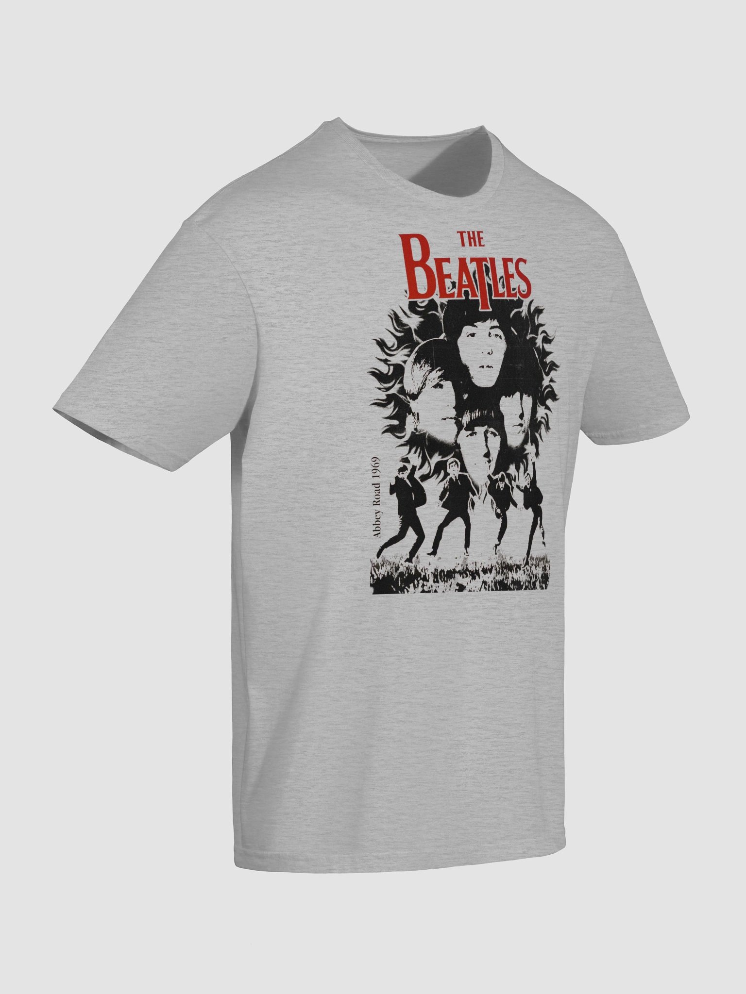 The Beatles Abbey Road 1969 T-Shirt | Vintage Black & White Rock Band Graphic Tee product image (7)