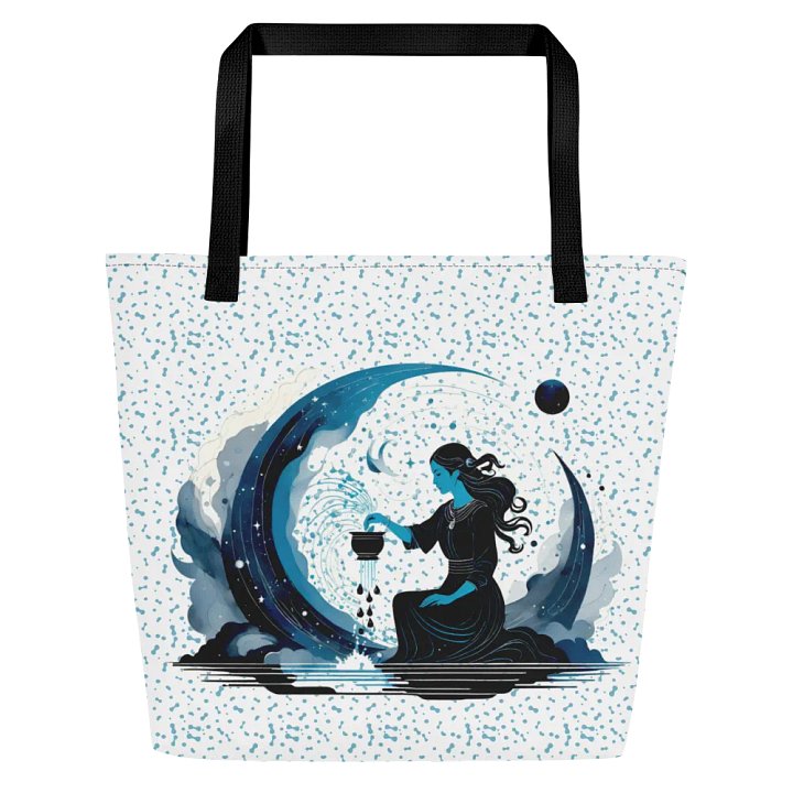 Aquarian Water Bearer White Tote Bag product image (1)