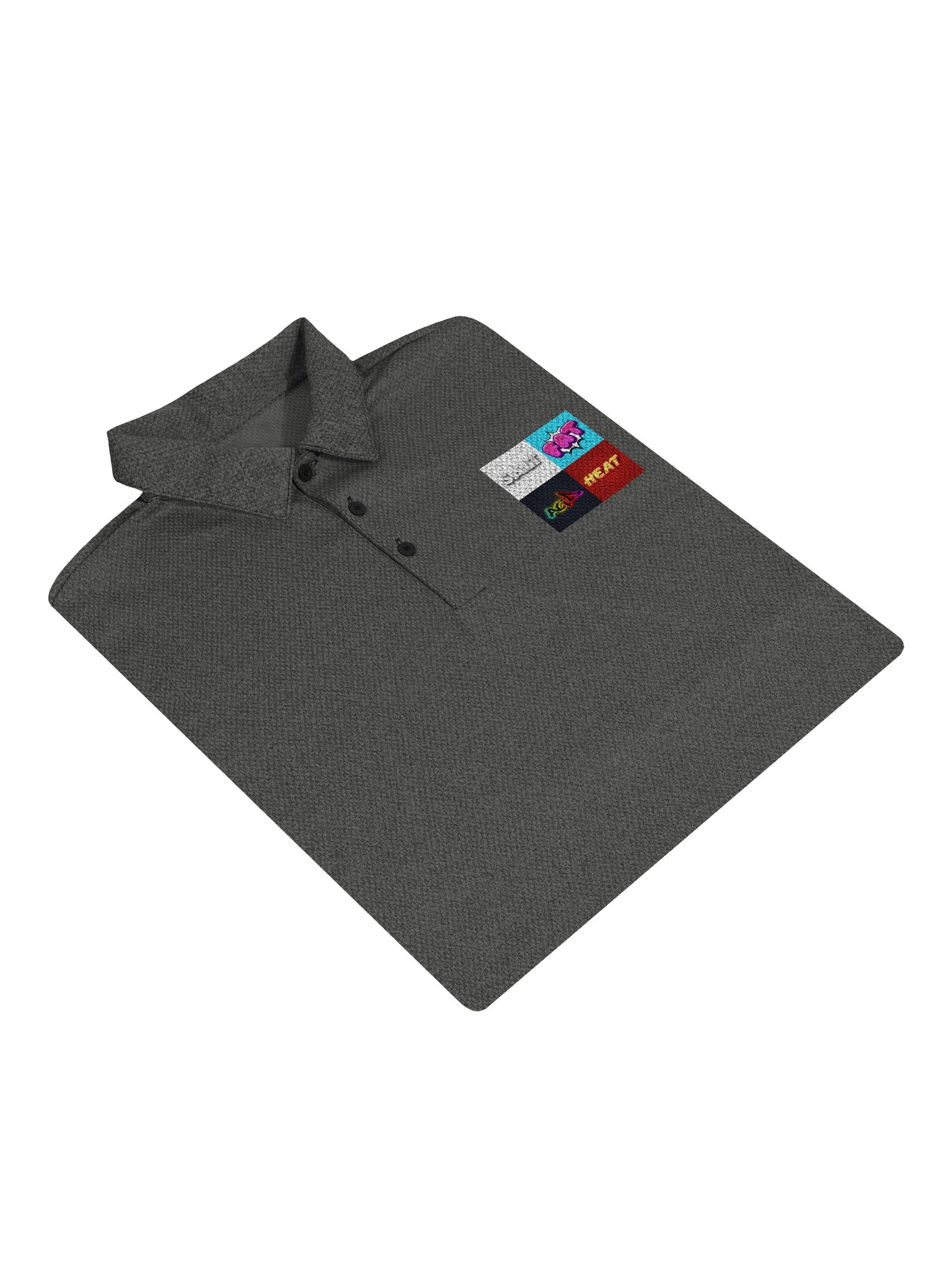 Salt Fat Acid Heat - Adidas Space-Dyed Polo Shirt product image (12)