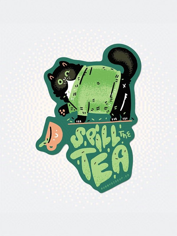 Spill the Tea Sticker product image (1)