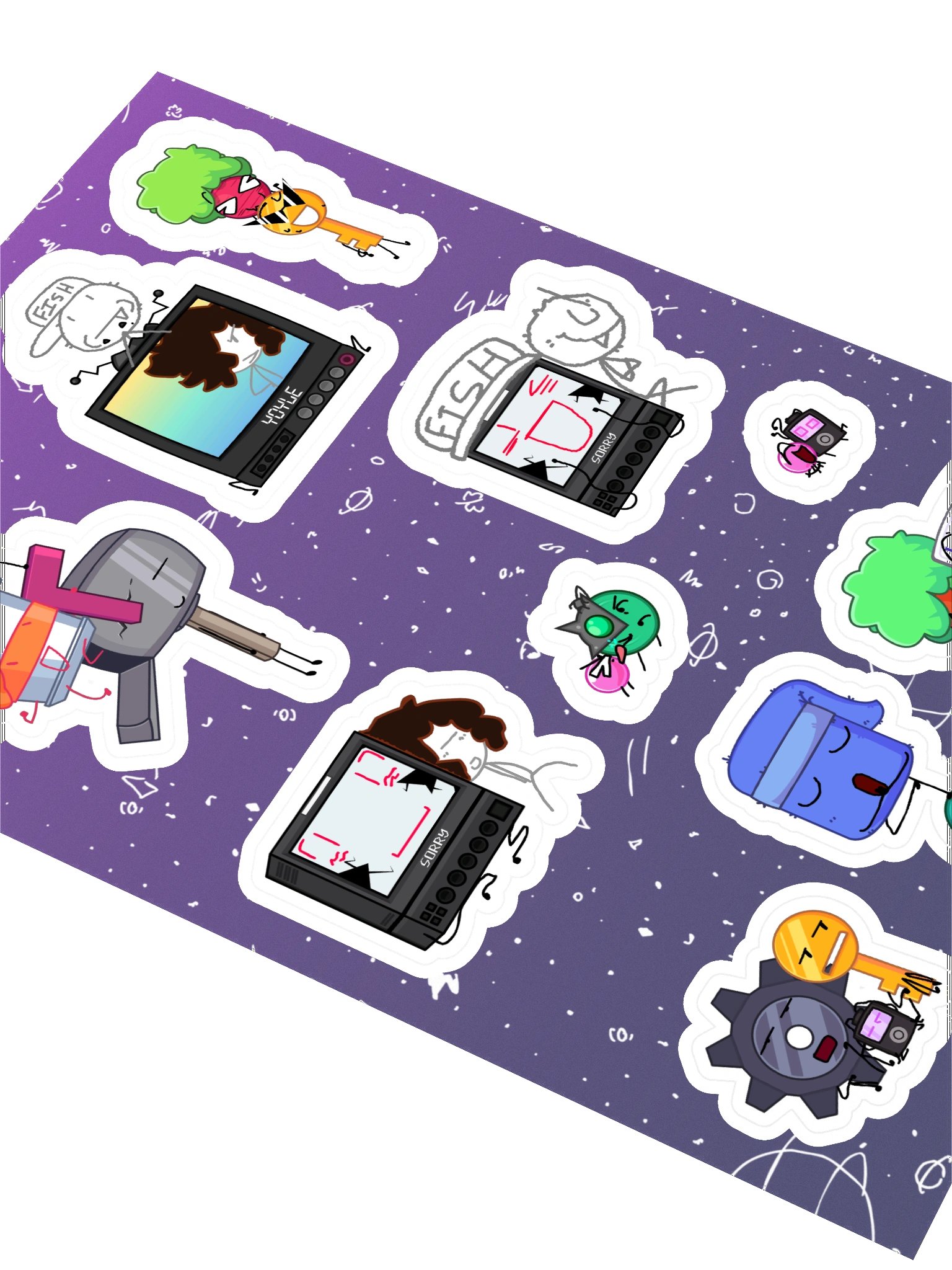 POWER SCRUFFLE STICKER SET #2 product image (2)