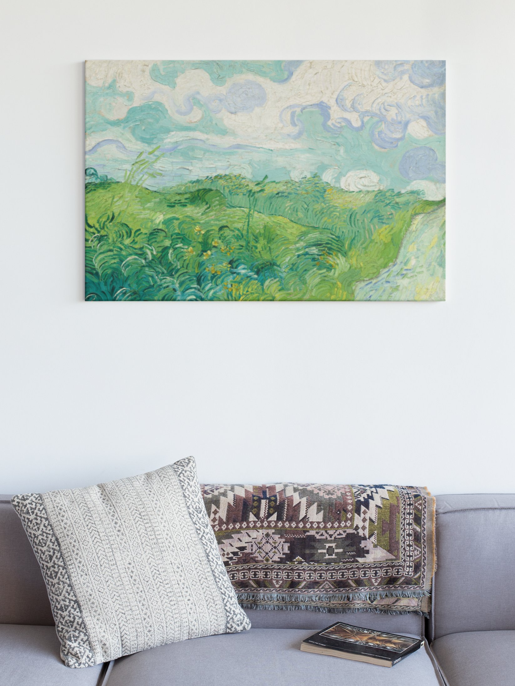 Green Wheat Fields, Auvers Canvas product image (1)