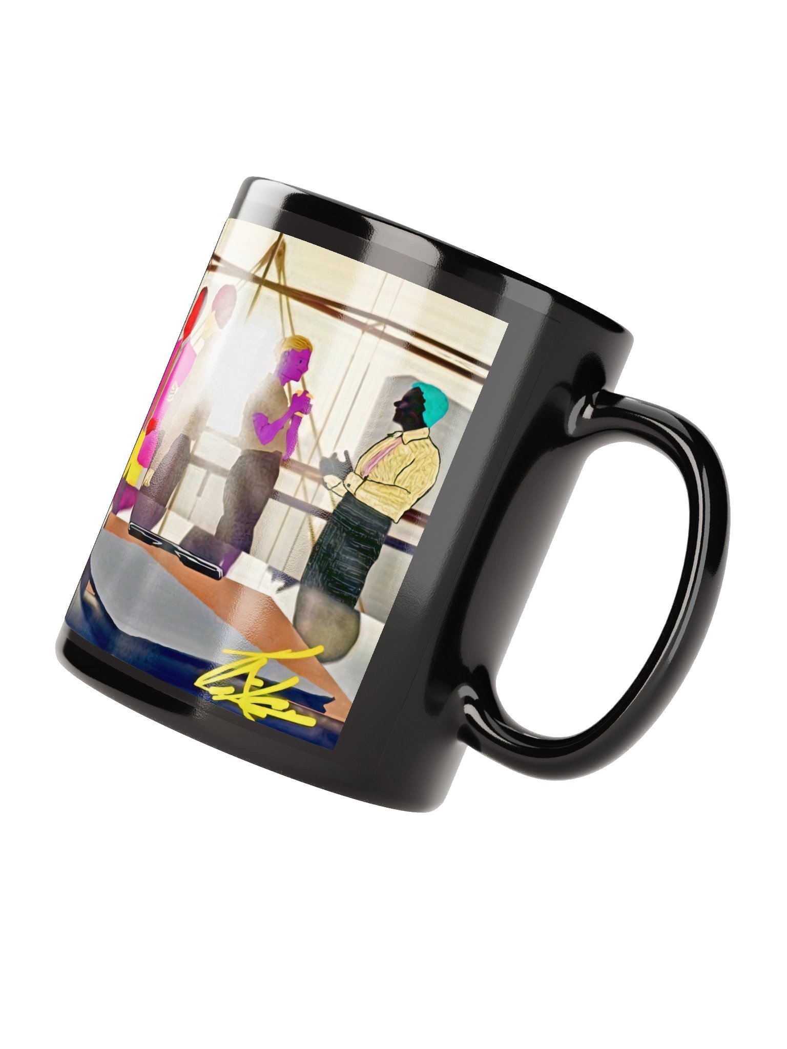 Cityscape Office Silhouettes Mug product image (4)