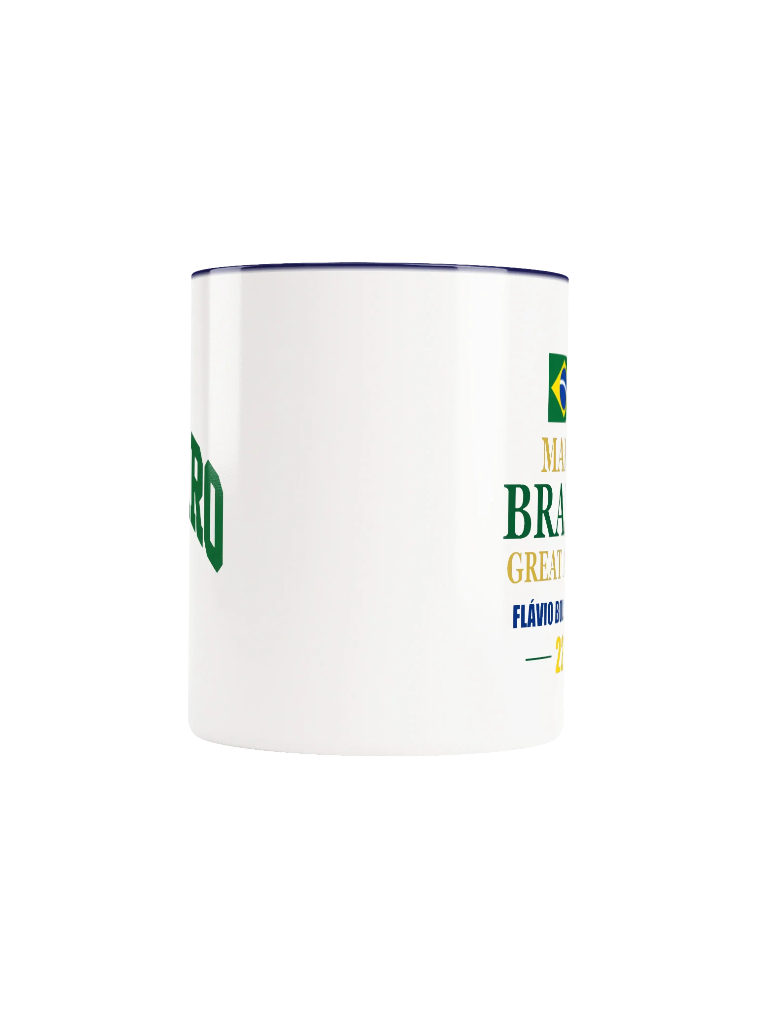 Caneca Duplo Design - Bolsonaro 22 – Make Brazil Great Again | Double Design Mug - Bolsnaro 22 - Make Brazil Great Again product image (5)