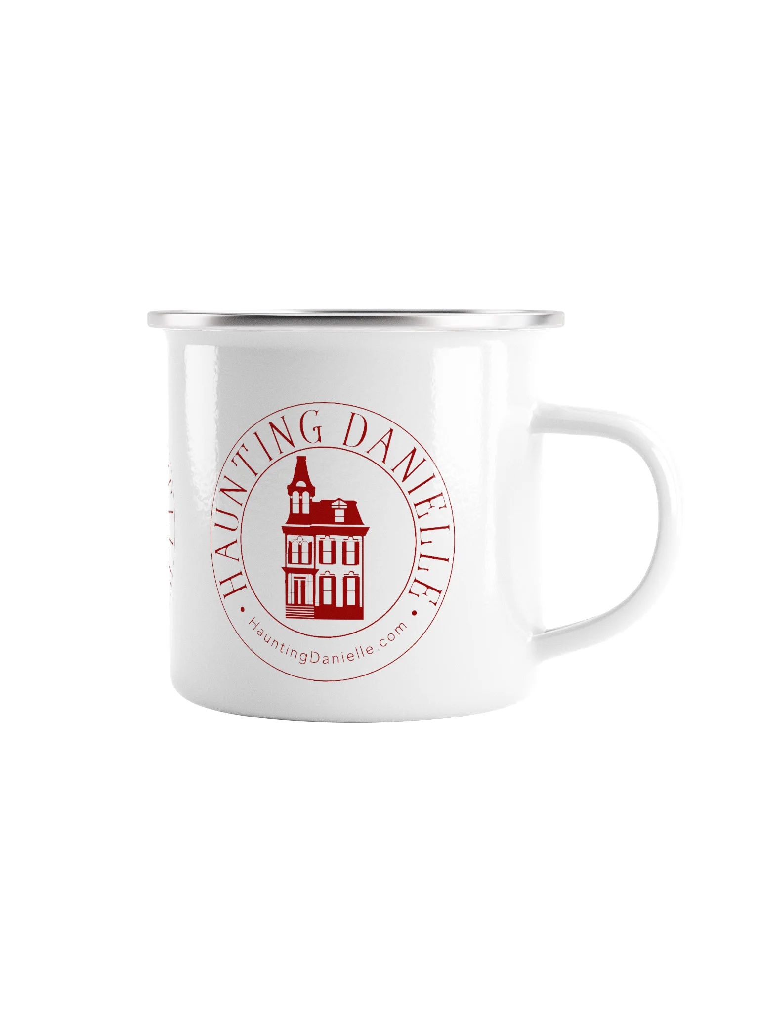 Haunting Danielle Red Metal Camping Cup product image (3)