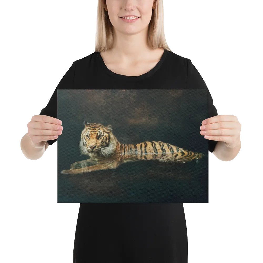 Tiger In Water Canvas product image (4)