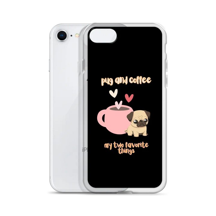 Pug & Coffee Love iPhone Case product image (328)