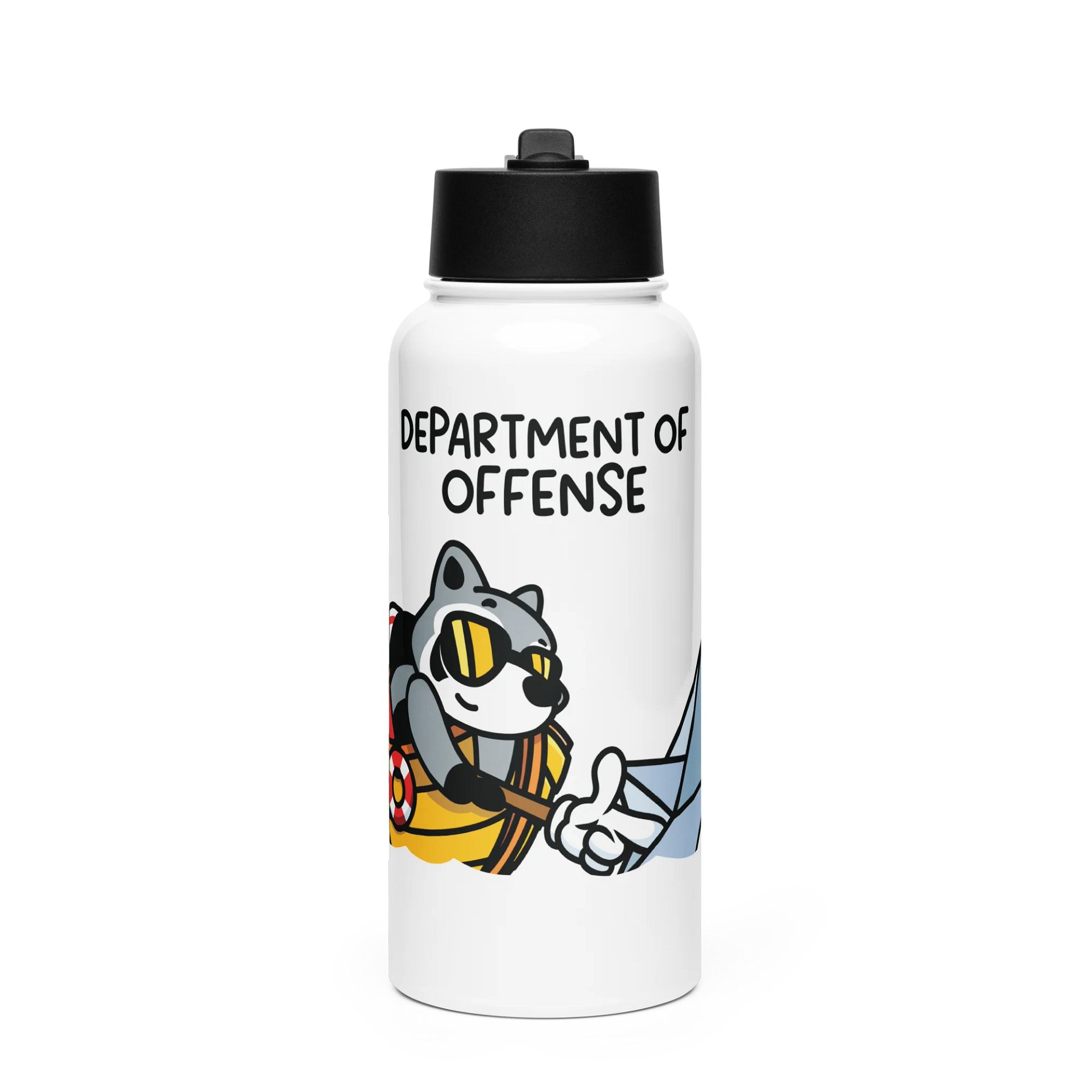Department of Offense Steel Water Bottle product image (1)