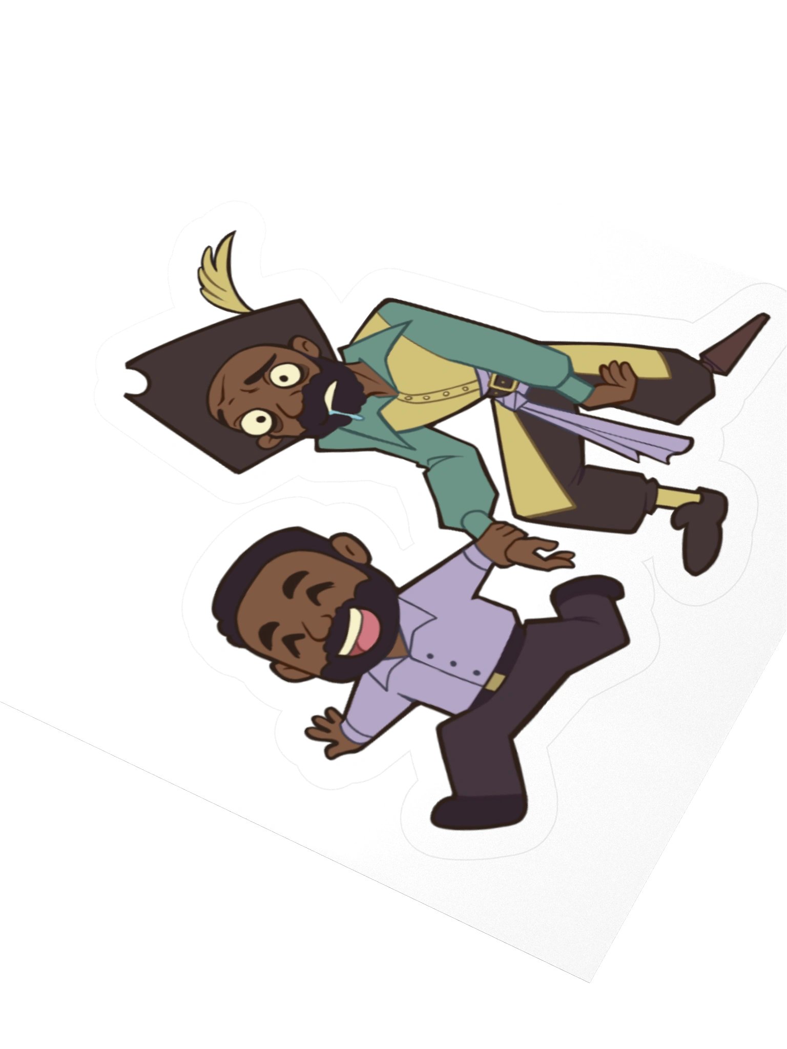 Clark & Cap'n Clark - Backrooms Inspired Sticker product image (6)