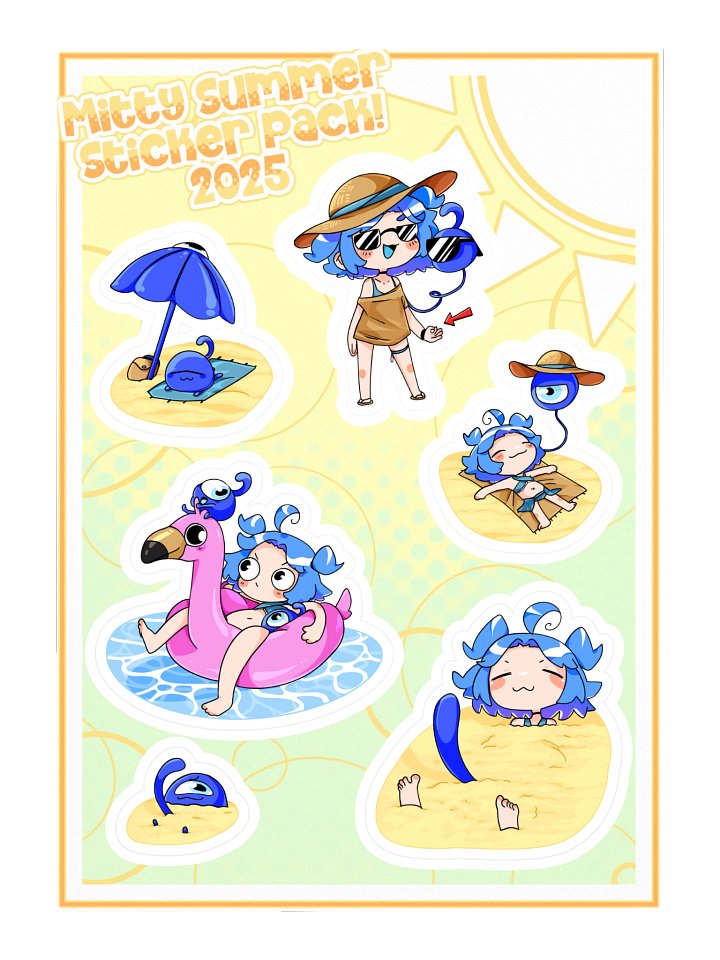Summertime 2025 Set #2 - Sticker Sheet product image (1)