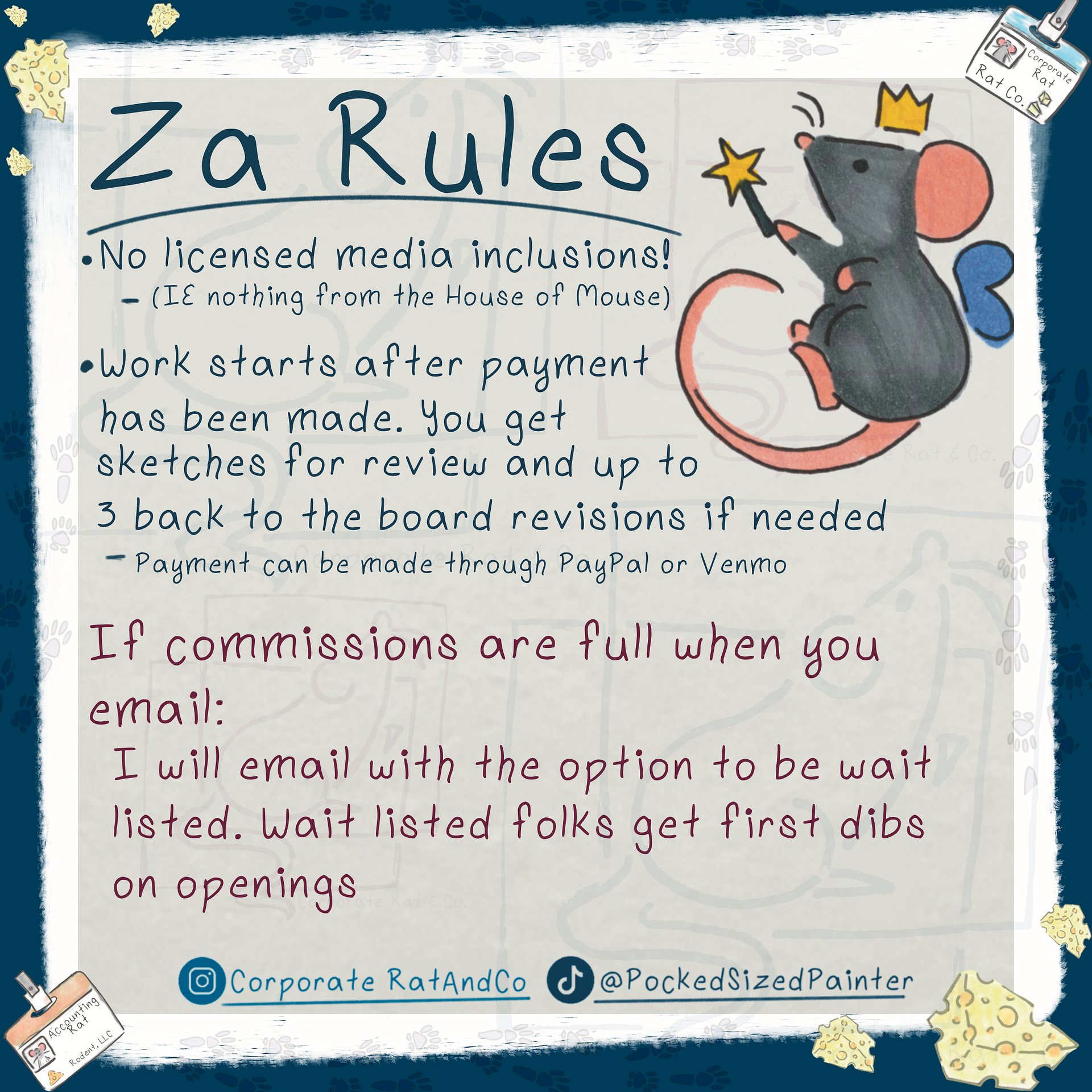 Career Rat Commission - Single Panel product image (2)