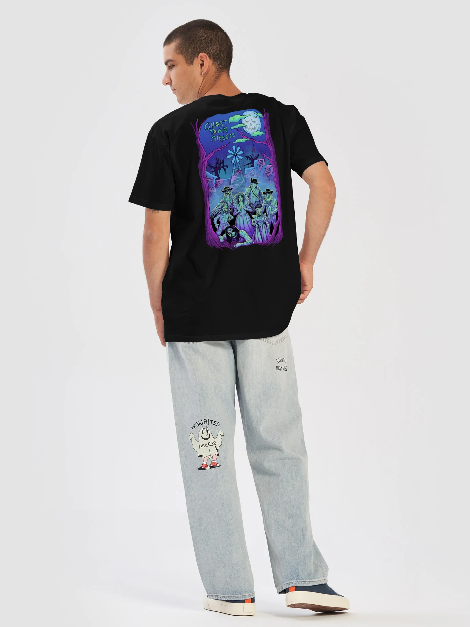 Ghost Town Back Print Tee product image (6)