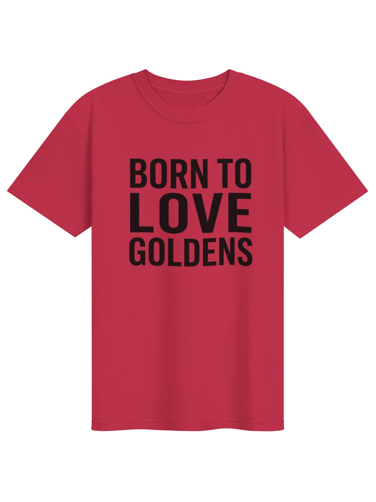 BORN TO LOVE GOLDENS T-SHIRT product image (1)