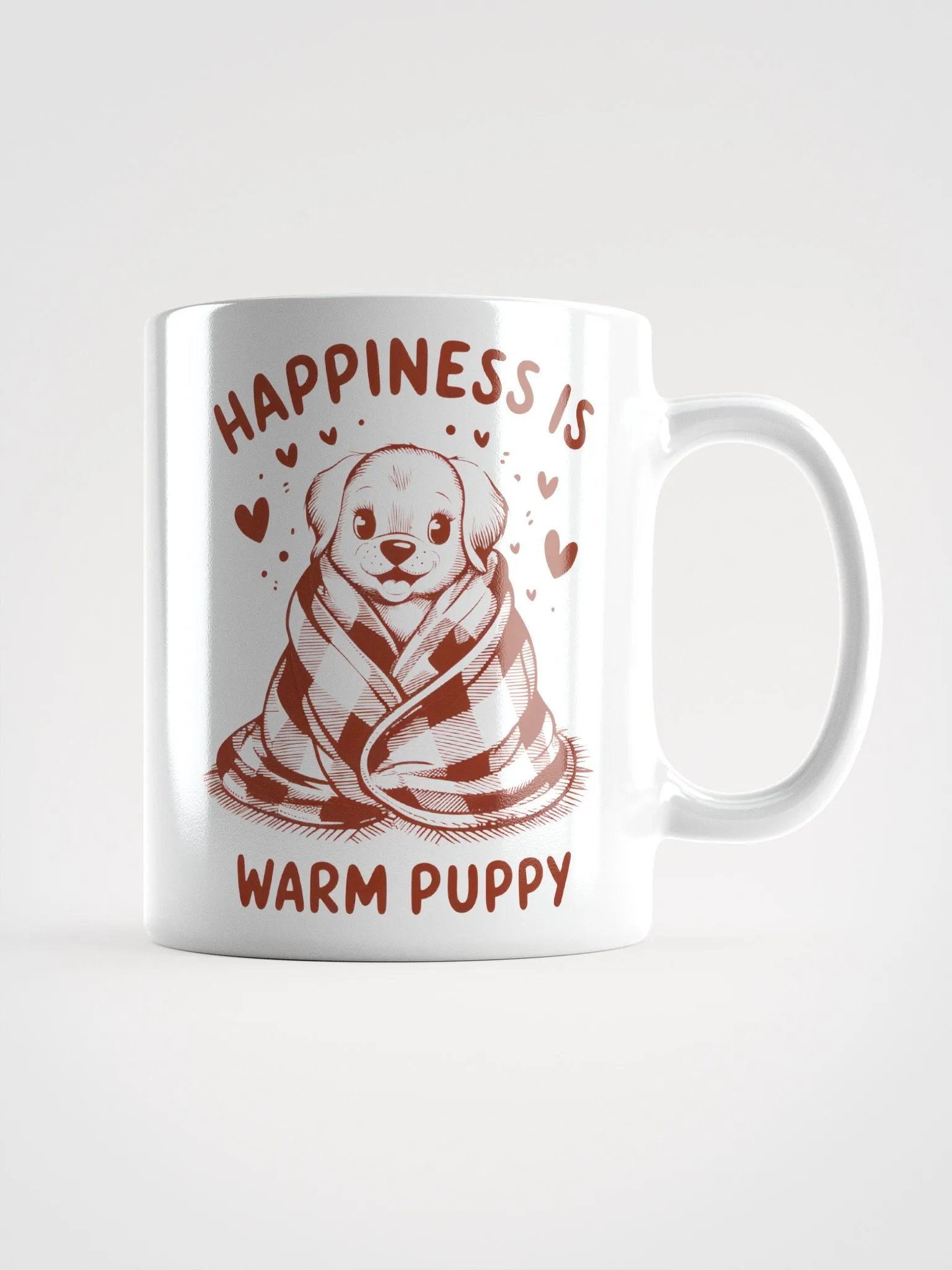 Warm Puppy is Happiness Mug product image (1)