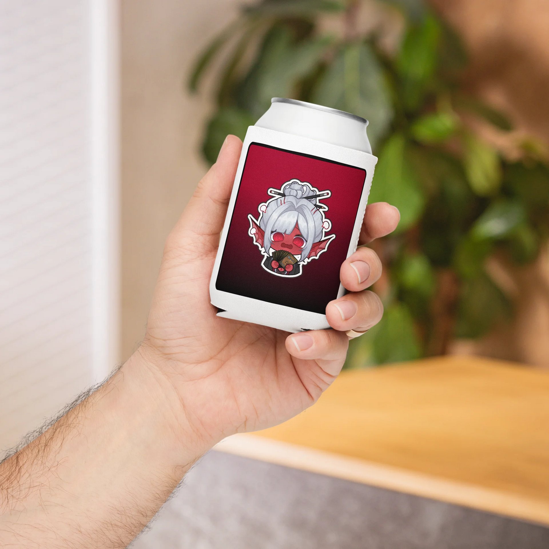 MTG Overwhelmed Emote Coozie (Red) product image (5)