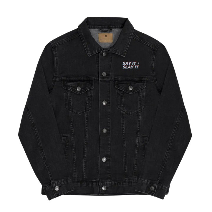 SAY IT SLAY IT Denim Jacket product image (2)